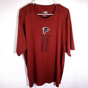 Atlanta Falcons Julio Jones 11 Red NFL Team Apparel Men’s XL Football Graphic T